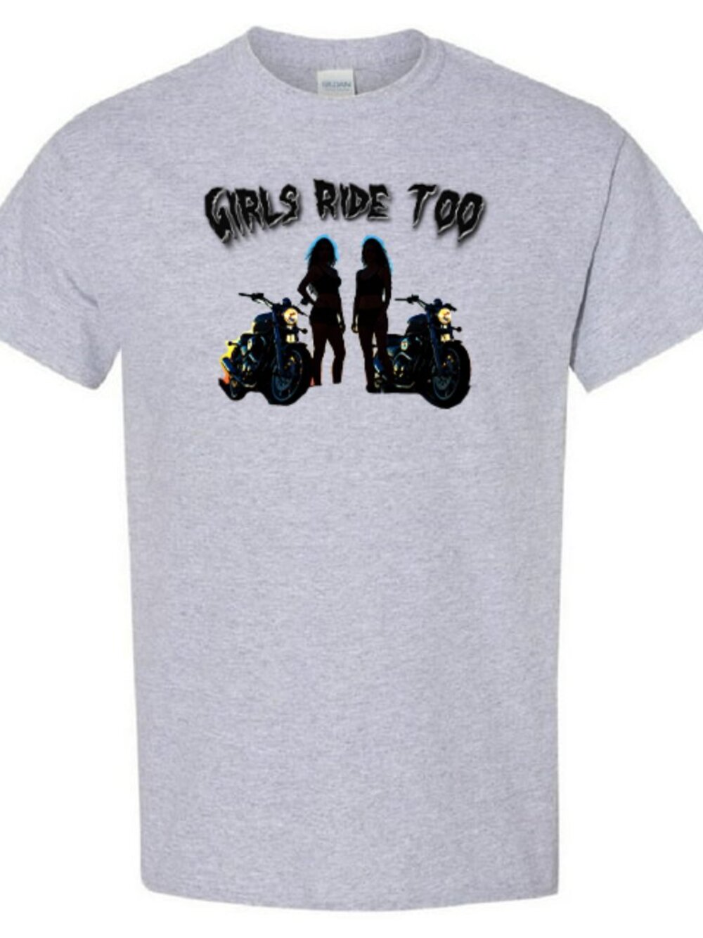 Girls Ride Too - T-Shirt - Picture 1 of 1